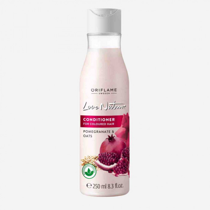 Balsam pentru păr vopsit cu rodie &amp; ovăz Love Nature (Oriflame)