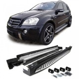 Praguri Mercedes ML W164 (2005-2012) ALM, Set 2 buc. Stanga-Dreapta, Accesorii Prindere Incluse