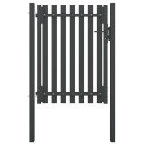 Gossi poarta de gard de gradina din otel, 100x125 cm, antracit