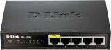 SWITCH PoE D-LINK 5 porturi 10/100Mbps (1 PoE), IEEE 802.3af, carcasa metalica, &quot;DES-1005P&quot; (timbru verde 2 lei)