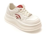 Cumpara ieftin Pantofi sport GRYXX albi, 25C09, din piele ecologica