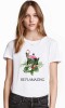 Tricou dama alb - Be Flamazing - S, THEICONIC