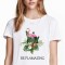 Tricou dama alb - Be Flamazing - XL