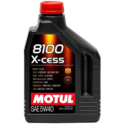 Ulei motor Motul 8100 X-Cess 05W40 1L 95261 8100 X-CESS 5W40 1L foto