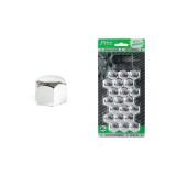 Cumpara ieftin Set capace prezoane 21 mm, culoare Crom