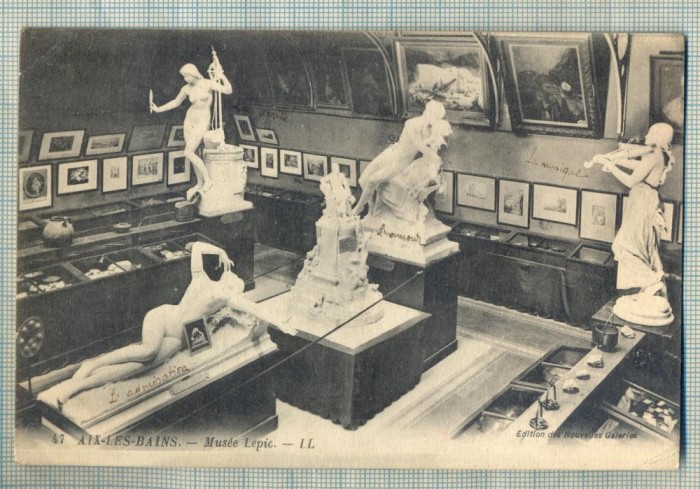 AD 405 C. P. VECHE-AIX-LES-BAINS -CIRCULATA1920-CATRE MONSIEUR M.D.-BUCURESTI
