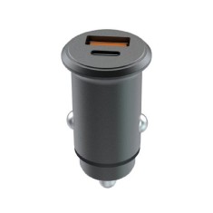 Incarcator auto Lemontti LEMIAPFCTCN, Fast Charge, 65W, USB 3.0 si Type-C PD, Negru