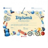 Diploma scolara model 1 - Sport si miscare