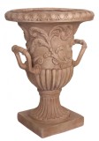 Jardiniera bej antichizat din rasini speciale YAC061
