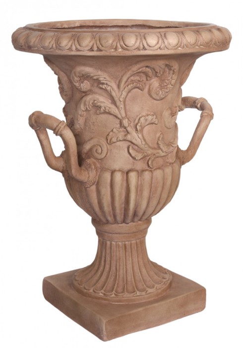 Jardiniera bej antichizat din rasini speciale YAC061