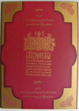2008 Romania - 500 ani prima carte, mapa filatelica LP 1811 b, FDC folio aur