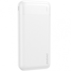 Baterie Externa Dudao K18-1W, 10000mAh, 10W, 2 x USB-A, Alba