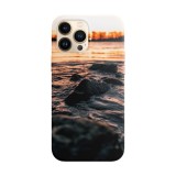 Husa compatibila cu Apple iPhone 14 Plus model Sea shore, Silicon, TPU, Viceversa, Transparent, Carcasa