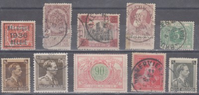 M2 - R1 21 - TIMBRE FOARTE VECHI - BELGIA foto
