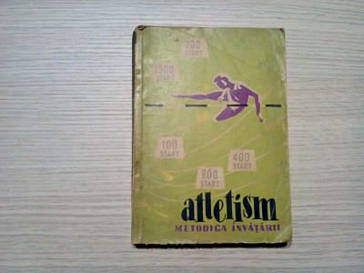 ATLETISM - Metodica Invatarii - A. V. Korobov - 1963, 323 p.; tiraj: 3000 ex. foto