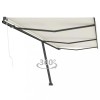 VidaXL Copertină autonomă retractabilă automat, crem, 600x300 cm 3069807