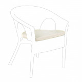 Perna de sezut pentru scaun de gradina, Alliss, Bizzotto, 44x45 cm, bumbac