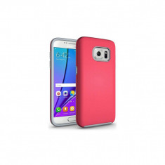 Husa Compatibila cu Samsung Galaxy S6 G920 - iberry Armor Rugged Roz