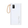 Power Bank Selani 66W, 20000mAh, Incarcare Rapida 4.5A, 4 USB, Display, Universal iPhone, Android, Alb