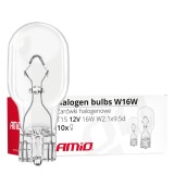 Cumpara ieftin Set 10 becuri cu halogen W16W, T15, 16W, W2.1x9.5d, 12V