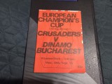 Program Crusaders Belfast - Dinamo