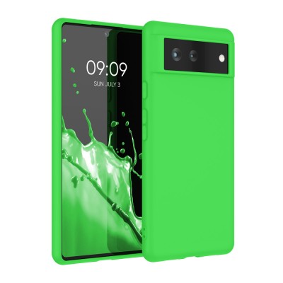 Husa Kwmobile pentru Google Pixel 6, Verde, Silicon, KWM000013DV044C foto