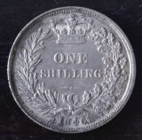 Moneda Regatul Unit - 1 Shilling 1846 - Argint