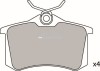 Set placute frana,frana disc VW GOLF III Variant (1H5) (1993 - 1999) KRIEGER 0950006317