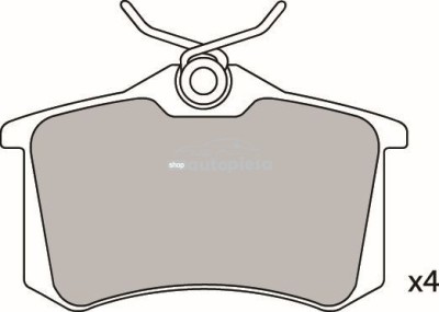 Set placute frana,frana disc VW PASSAT Variant (3A5, 35I) (1988 - 1997) KRIEGER 0950006317 foto