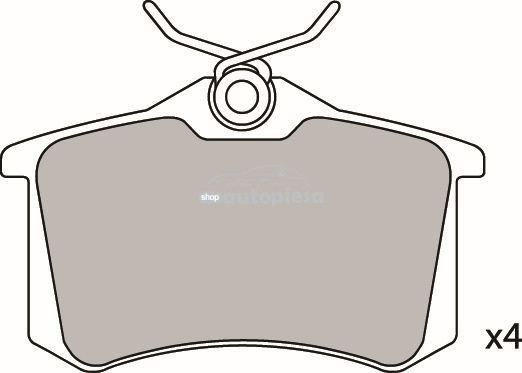 Set placute frana,frana disc VW PASSAT Variant (3A5, 35I) (1988 - 1997) KRIEGER 0950006317
