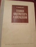 TEORIA ARITMETICA A IDEALELOR DAN BARBILIAN