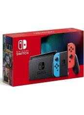 Consola Nintendo Switch V2 + 2 Controllere Red &amp; Blue NSW