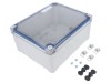 Carcasa universala SCHNEIDER ELECTRIC Policarbonat IP66 IK08 Gri Capac transparent 194x241x107mm