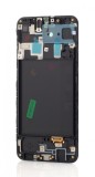 Display LCD Samsung Galaxy A20 A205F Original Service Pack GH82-19571A Negru