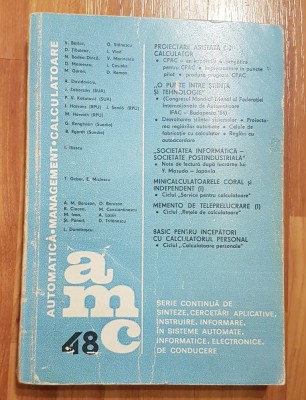 AMC 48 (Automatica. Management. Calculatoare) foto