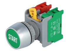 Comutator de Apăsare 22mm 1 NC NO