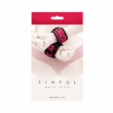 Sinful Wrist - Cătușe BDSM, roz, 20 cm, Orion