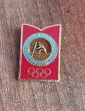QW9 - N7 97 - Insigna - tematica sport - JO Moscova 1980 - caiac canoe, Europa