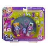 POLLY POCKET SET 2 PAPUSI SI ACCESORII 28 PIESE, Mattel