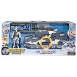 Cumpara ieftin Set vehicul militar cu sunete si figurina, Hero Combat, Tanc, 12 piese