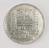 FRANTA 20 FRANCI 1934 ARGINT XF AUNC, Europa