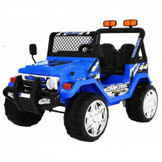 Masinuta electrica Jeep Raptor 2, cutie cu 2 viteze, albastru foto