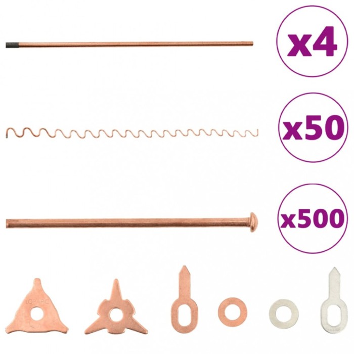 Set de sudură reparații deformări auto, 804 de piese