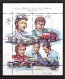Argentina 1991 - Masini de curse, bloc neuzat