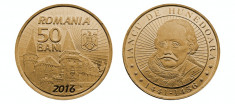 SV * Romania BNR 50 BANI 2016 * IANCU DE HUNEDOARA * UNC in capsula foto