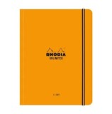 Cumpara ieftin Caiet cu elastic Rhodia Unlimited, A5, 60 file, dictando, portocaliu