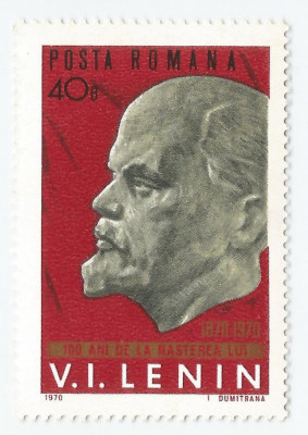 Romania,LP 725/1970, 100 de ani de la nasterea lui V.I. Lenin, MNH foto