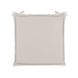Perna pentru scaun, 40x40 cm, Rezistent la apa, Ecru, Poliester/Spuma, ATU-080303, Oem