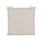 Perna pentru scaun, 40x40 cm, Rezistent la apa, Ecru, Poliester/Spuma, ATU-080303