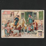 Reclama Litografie &quot;F&uuml;rsten unter dem Volke - Friedrich der Grosse si elevii&quot; 1900